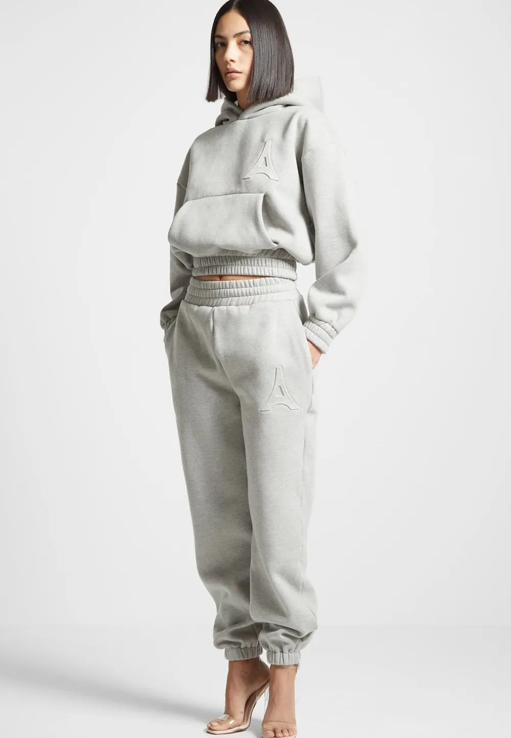 Eternelle 420Gsm Eiffel Embossed Joggers