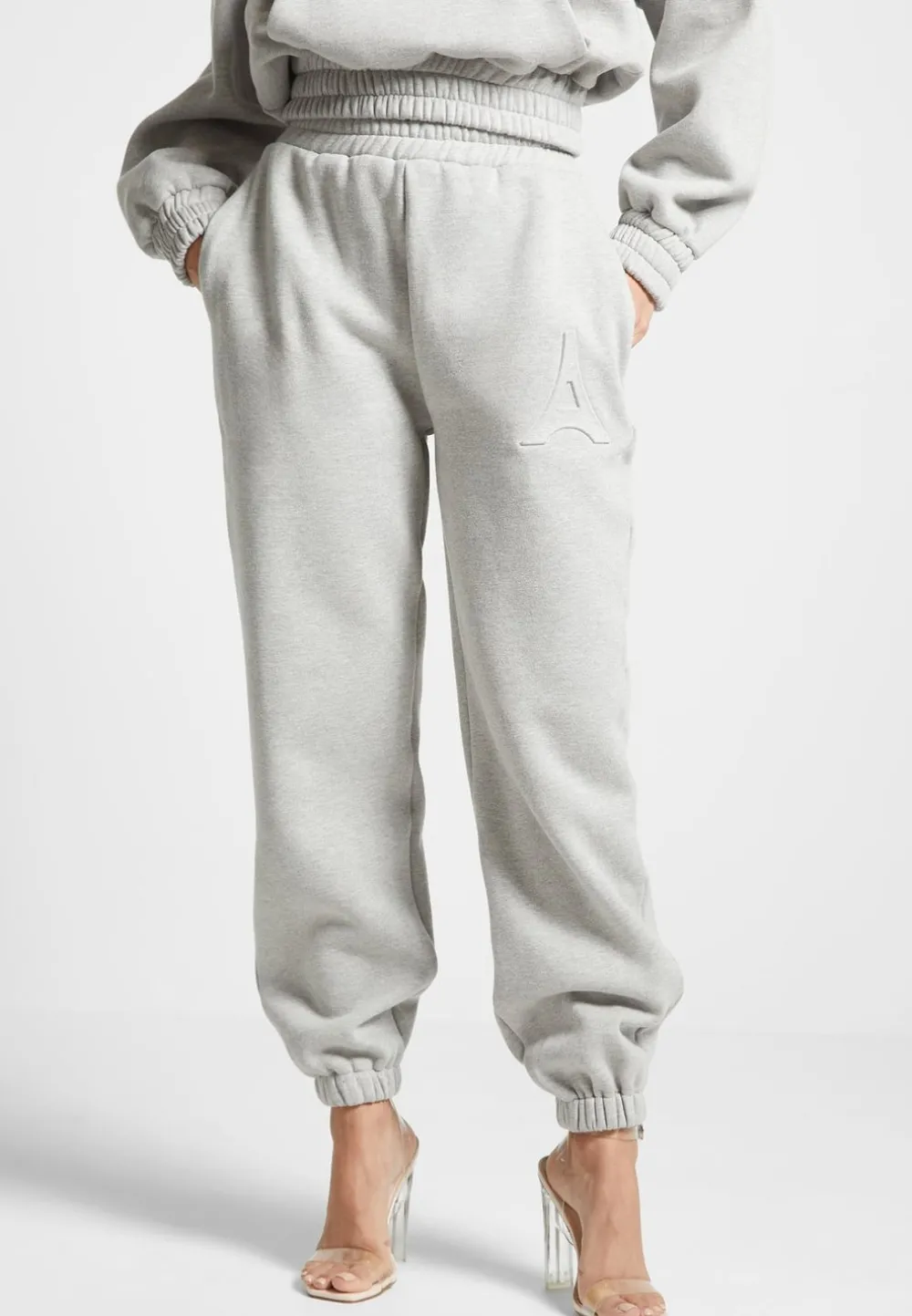 Eternelle 420Gsm Eiffel Embossed Joggers