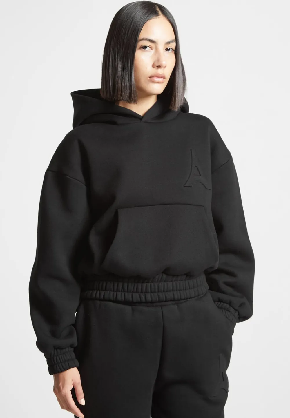 Eternelle 420Gsm Eiffel Embossed Hoodie
