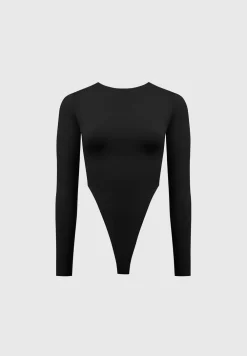 Eternelle High Leg Long Sleeve Bodysuit