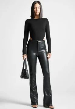 Eternelle High Leg Long Sleeve Bodysuit