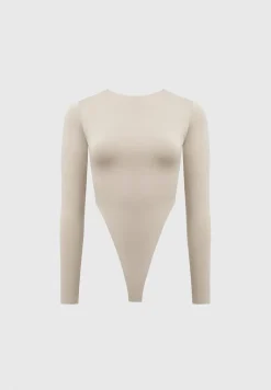 Eternelle High Leg Long Sleeve Bodysuit
