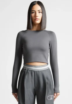 Eternelle Long Sleeve Crop Top
