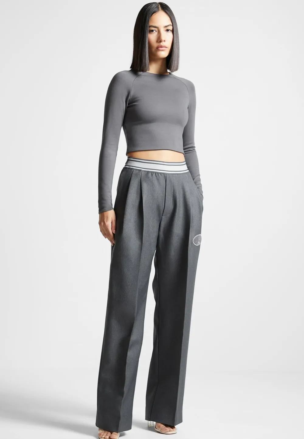 Eternelle Long Sleeve Crop Top