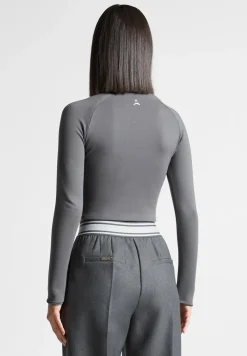 Eternelle Long Sleeve Crop Top