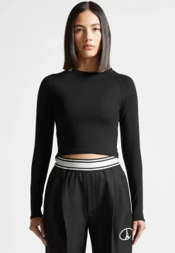 Eternelle Long Sleeve Crop Top