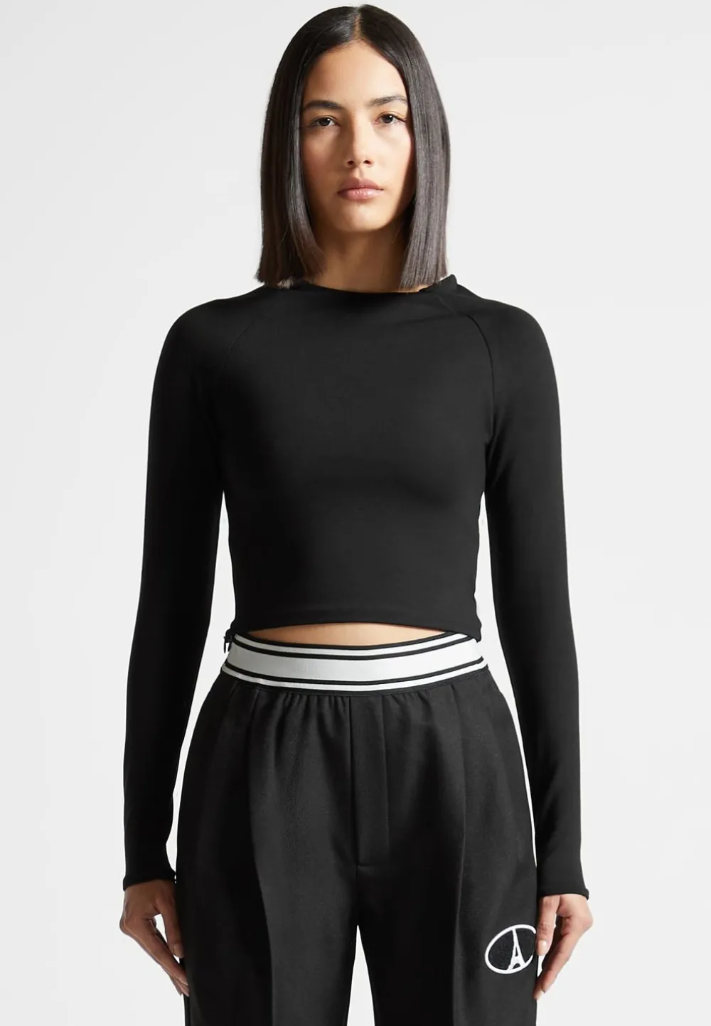 Eternelle Long Sleeve Crop Top