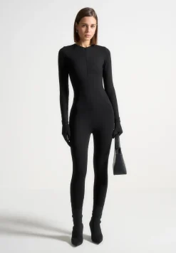 Eternelle Long Sleeve Jumpsuit With Gloves