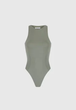 Eternelle Racer Neck Bodysuit