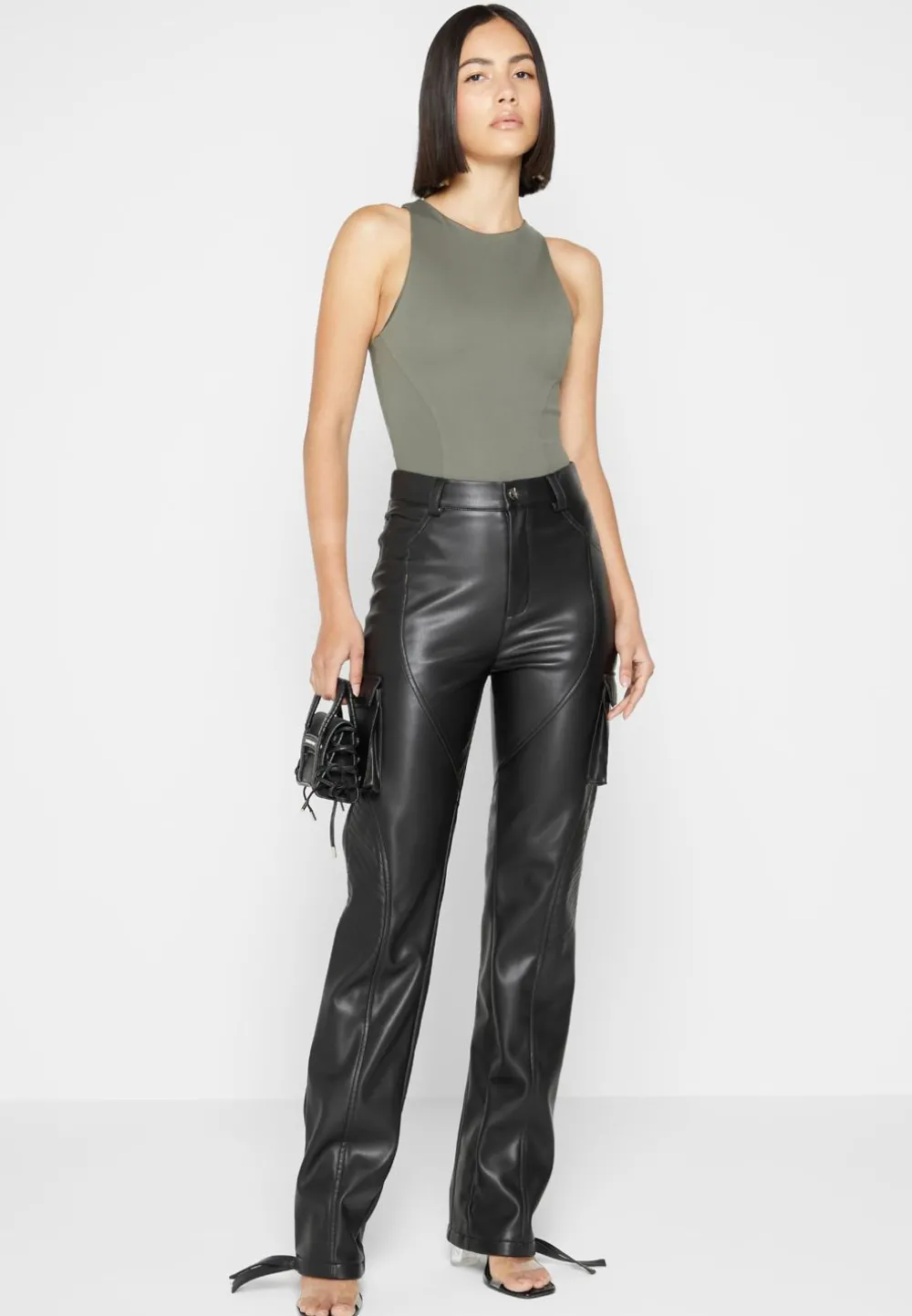 Eternelle Racer Neck Bodysuit