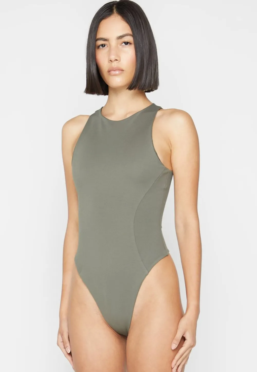 Eternelle Racer Neck Bodysuit