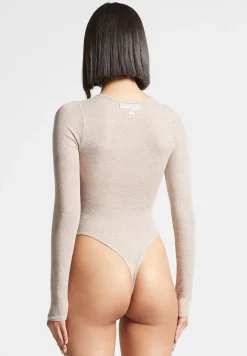 Eternelle Sheer Long Sleeve Bodysuit