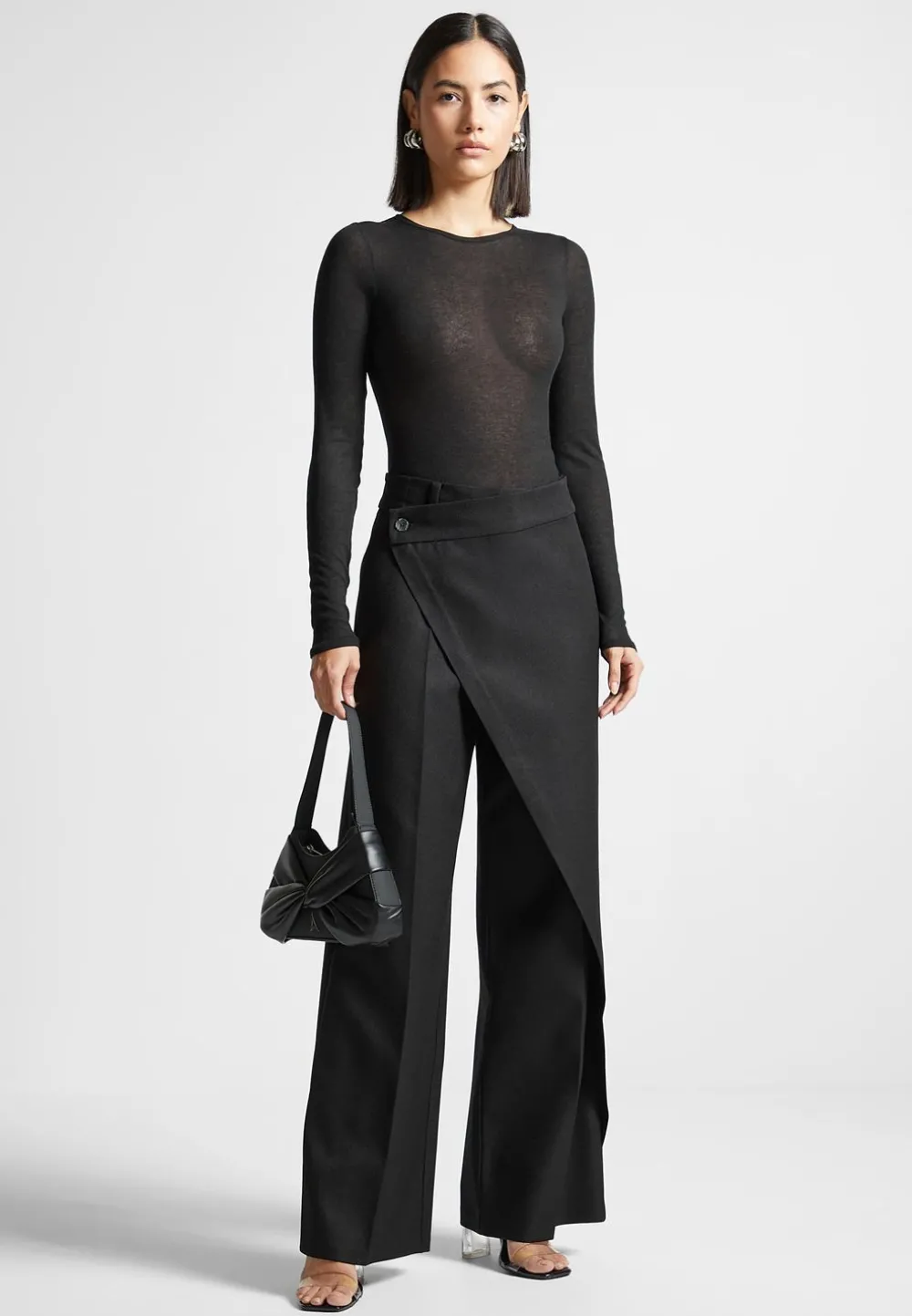 Eternelle Sheer Long Sleeve Bodysuit
