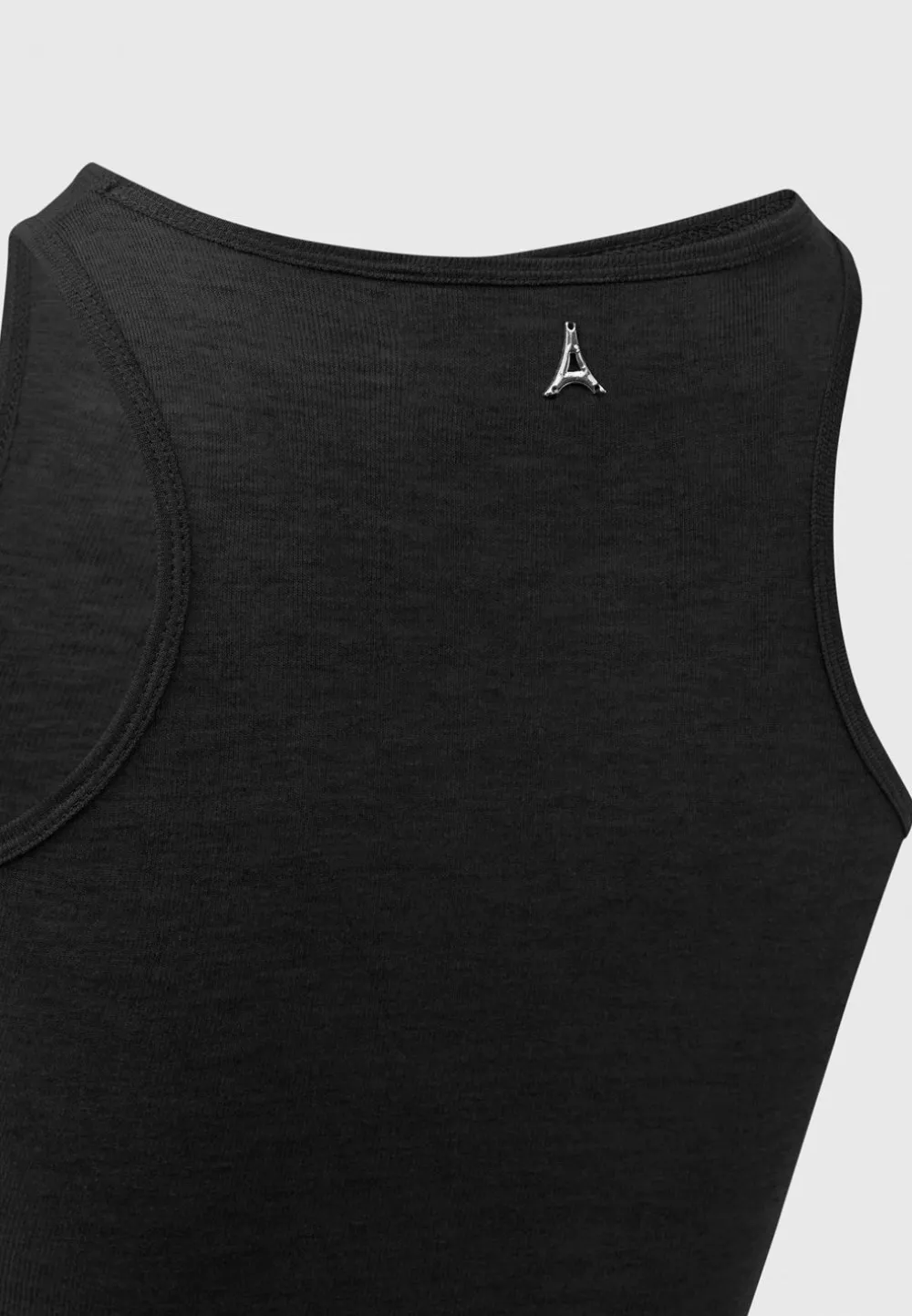 Eternelle Sheer Racer Neck Bodysuit