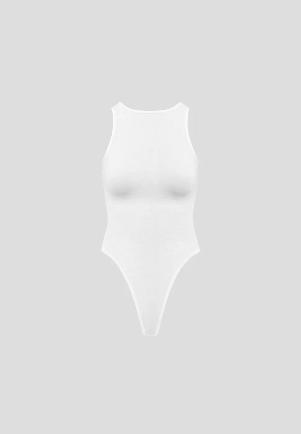 Eternelle Sheer Racer Neck Bodysuit