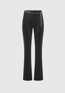 Fit And Flare Leggings With Chain