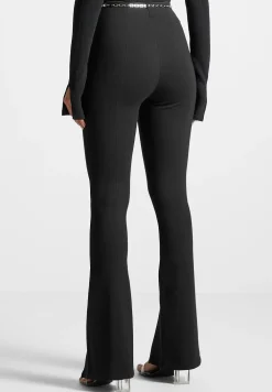 Fit And Flare Leggings With Chain