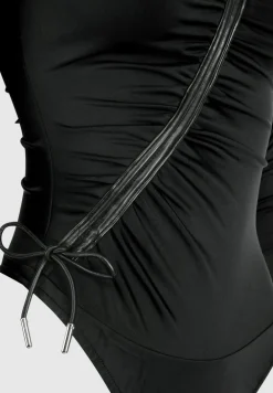 Glove Bodysuit With Ruching