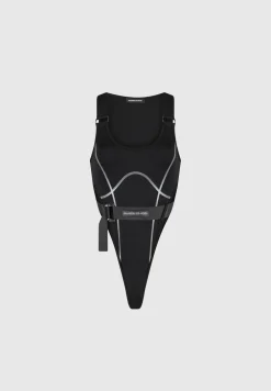High Leg Reflective Bodysuit