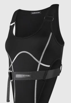 High Leg Reflective Bodysuit