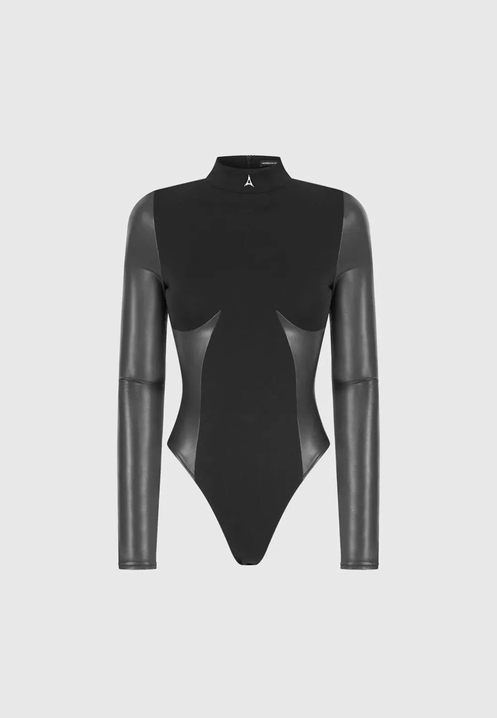 High Neck Long Sleeve Bodysuit
