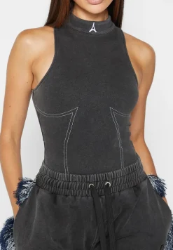 High Neck Racer Bodysuit