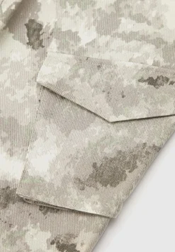 High Waisted Camo Cargo Pants