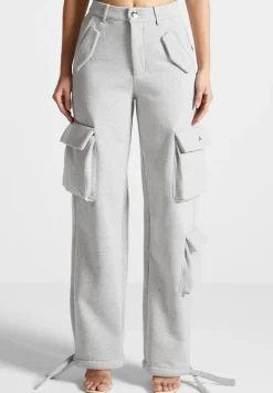 High Waisted Jersey Cargo Pants