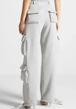 High Waisted Jersey Cargo Pants