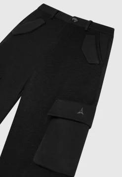 High Waisted Loopback Cargo Pants