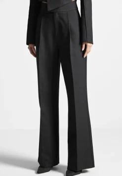 High Waisted Tailored Trousers