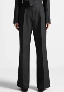 High Waisted Tailored Trousers