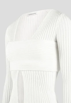 3-In-1 Knit Overlay Bandeau Cardigan