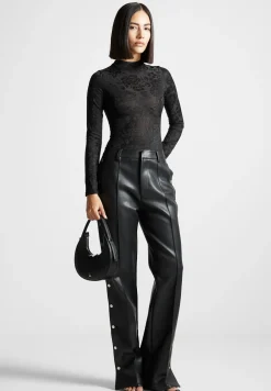 Jacquard Bodysuit With Gloves