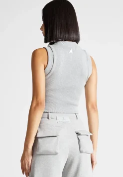 Jersey Racer Crop Top