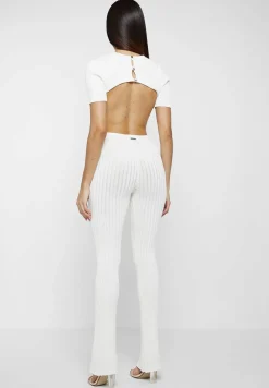 Knitted Backless Jumpsuit