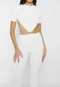 Knitted Backless Jumpsuit