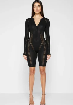 Knitted Contour Playsuit