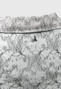 Lace Mesh Contour Shirt