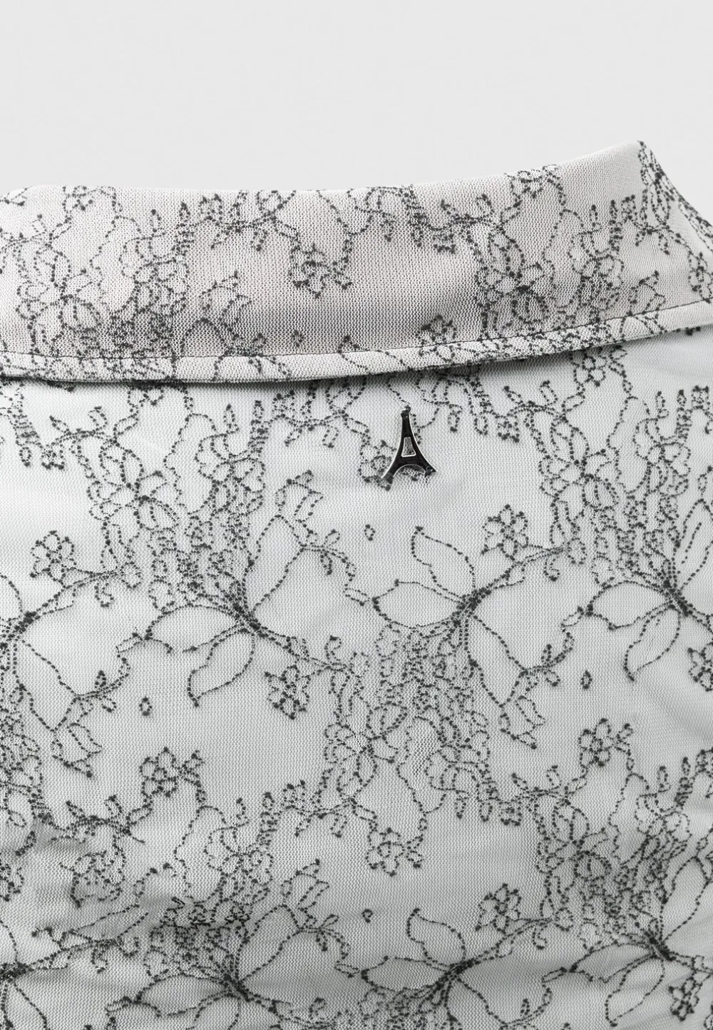 Lace Mesh Contour Shirt