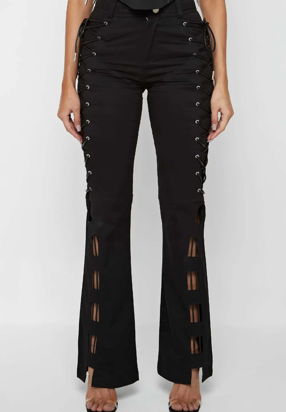 Lace Up Trousers