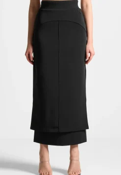 Layered Midaxi Skirt