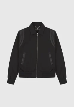 Leather Panelled Varsity Jacket