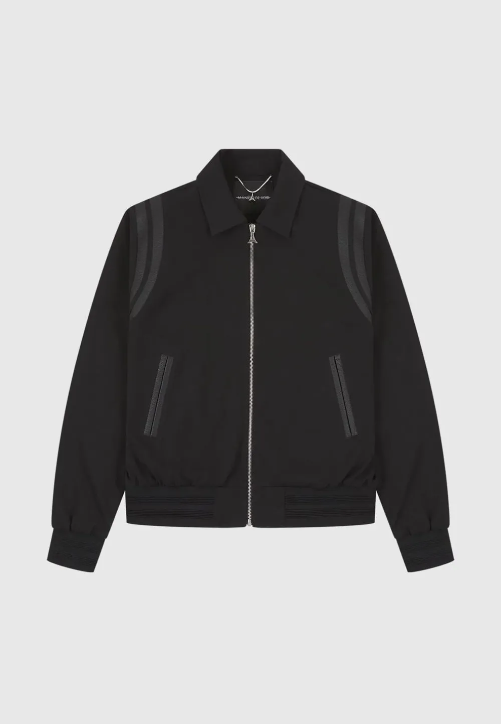 Leather Panelled Varsity Jacket