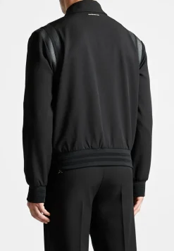 Leather Panelled Varsity Jacket