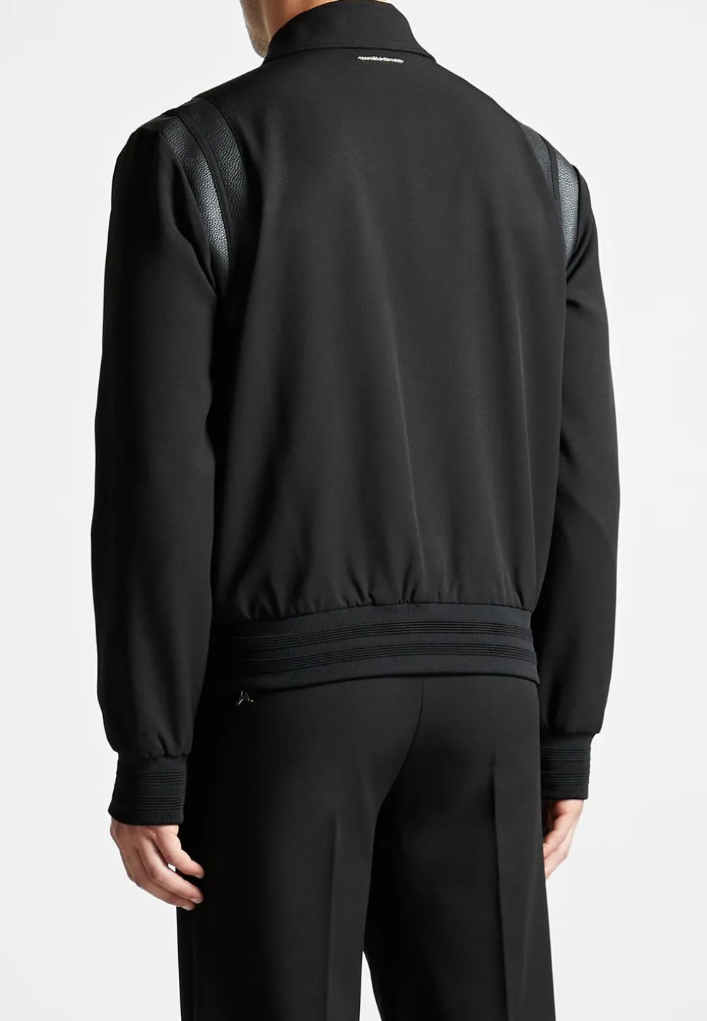 Leather Panelled Varsity Jacket