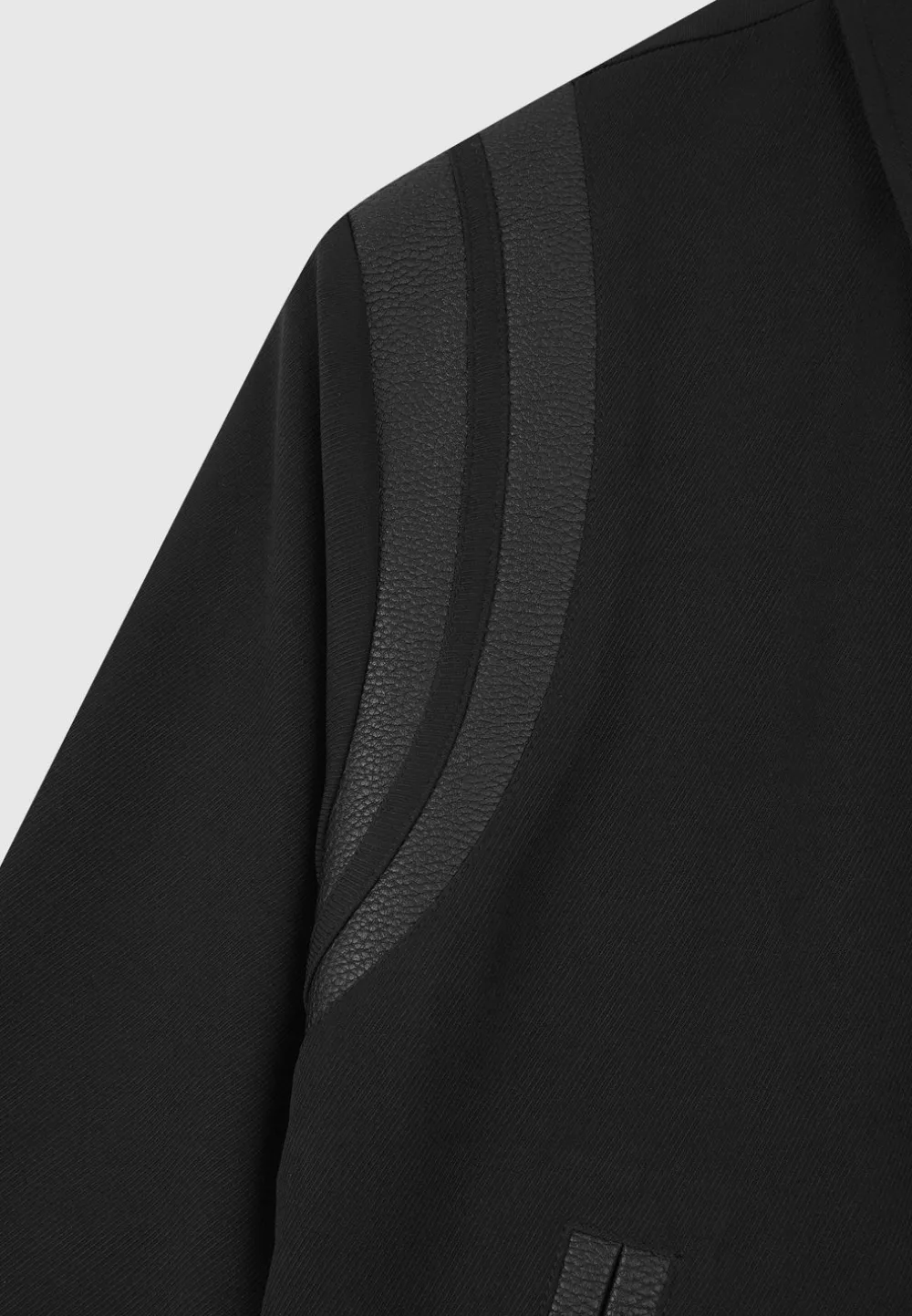 Leather Panelled Varsity Jacket