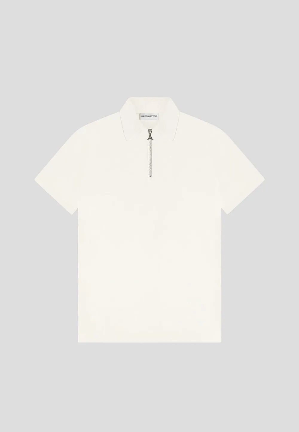 Luxe Polo Top With Zip