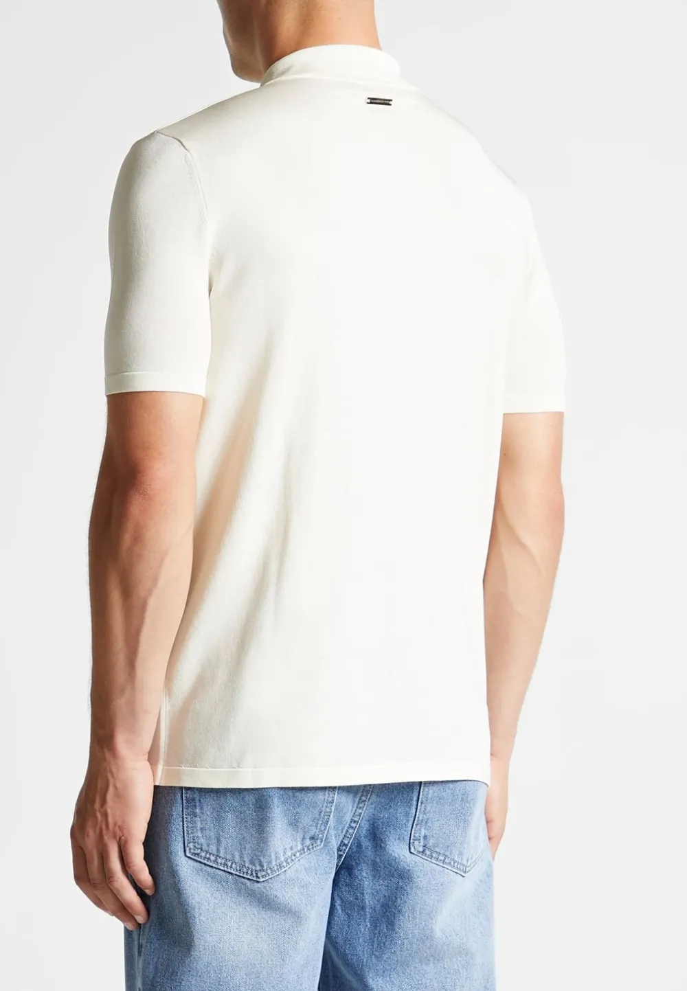 Luxe Polo Top With Zip