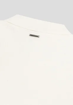 Luxe Polo Top With Zip